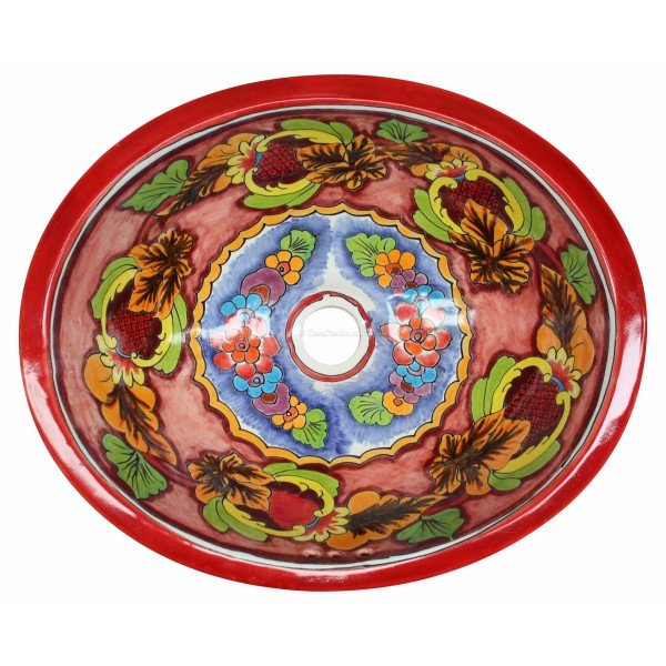 Mexican Talavera Sink Floral